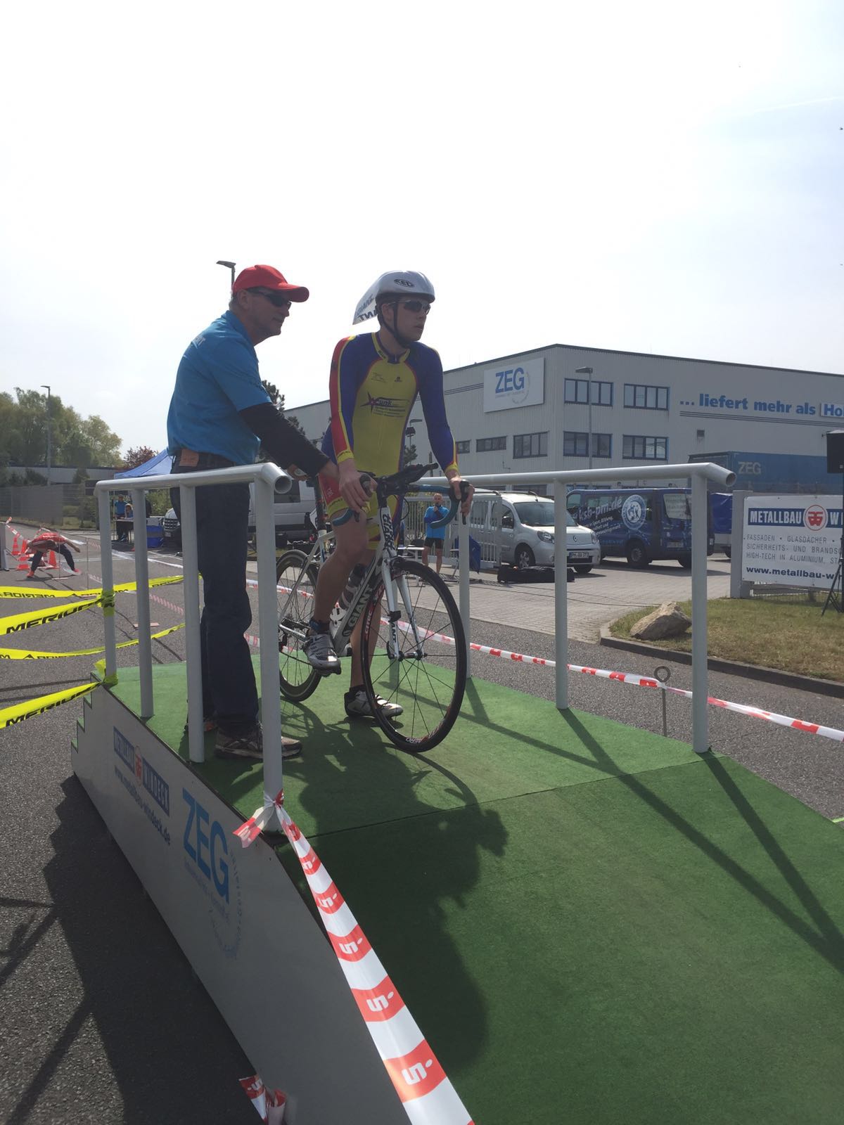 Nico Fischbeck am Start